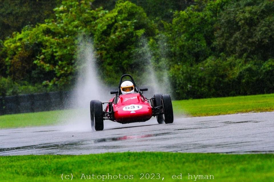 Original owner O. E. Moon 1968-1972<br>Bill Noble 13 races in 1972<br>Bert Biles 28 races 1972-74<br>Mitch VanNorostrand 8 races 1999-2008<br>James VanNorostrand 12 races 2009-2015<br>Kevin Clemens (Warwick, RI) 2015-2022<br><br>Kobus Reyneke (NJ) 2022-2023<br>Extra Details: second logbook issued in Midwest region More than 90 races recorded in 3 SCCA, 1 HSR, and 1 SVRA logbooks.